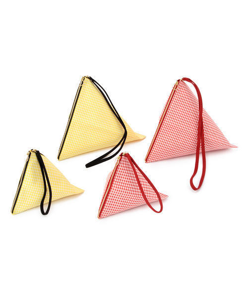 B印 YOSHIDA(BEAMS×PORTER)(ビージルシヨシダ)の「PORTER×B印 YOSHIDA LOUVRE GINGHAM CHECK LARGE (3WAY POUCH)(ポーチ・レディース・サックスブルー/ネイビー/レッド/イエロー・ONE SIZE)」の18枚目の写真