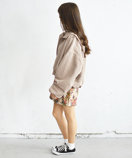 PairPair(ペアペア)の「【ライナー取り外し可能】2WAY袖ボリュームマウンパ(ブルゾン・レディース・ブラック/ベージュ/アイボリー/モカ・FREE)」の22枚目の写真