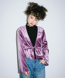 VELOUR CARDIGAN