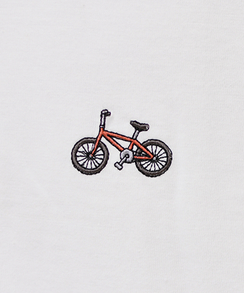 kutir（クティール）の「レトロチャリロングＴシャツ（Tシャツ/カットソー・メンズ・ホワイト/ブラック・MEDIUM/LARGE）」の9枚目の写真