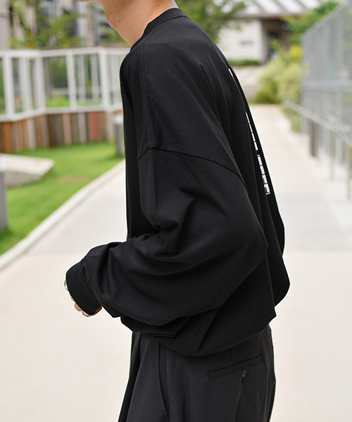 kutir（クティール）の「レトロチャリロングＴシャツ（Tシャツ/カットソー・メンズ・ホワイト/ブラック・MEDIUM/LARGE）」の15枚目の写真