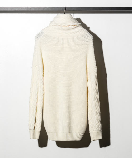 1PIU1UGUALE3 ケーブルニットセーター 【公式通販】