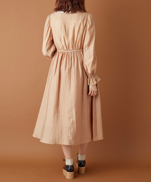 OLIVE des OLIVE(オリーブデオリーブ)の「ヴィンテージビジューボタンワンピース(ワンピース・レディース・ベージュ/ピンク系その他/グリーン・FREE)」の22枚目の写真