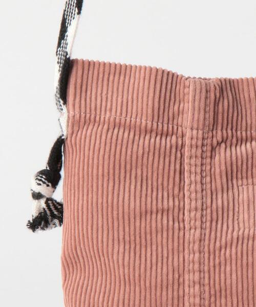 YSTRDY's TMRRW（イエスタデイズトゥモロー）の「＜YSTRDY's TMRRWxWrangler＞ CORD POUCH/ポーチ サコッシュ □□（ボディバッグ/ウエストポーチ・メンズ・ブラック/ピンク・FREE）」の7枚目の写真