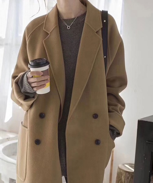 セール Mayree メイリー のファッション Mayree ウールチェスターコート チェスターコート