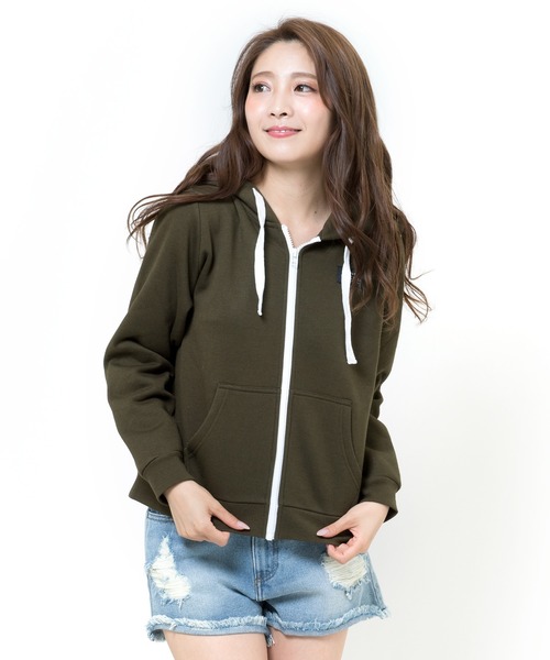 rip curl(リップカール)の「【RIP CURL リップカール】レディースジップアップ パーカー フードロゴ(パーカー・レディース・ホワイト/ベージュ/カーキ・MEDIUM/LARGE)」の17枚目の写真