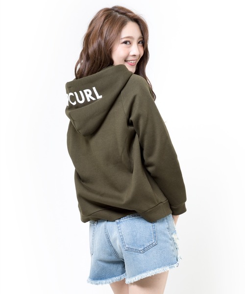 rip curl(リップカール)の「【RIP CURL リップカール】レディースジップアップ パーカー フードロゴ(パーカー・レディース・ホワイト/ベージュ/カーキ・MEDIUM/LARGE)」の18枚目の写真