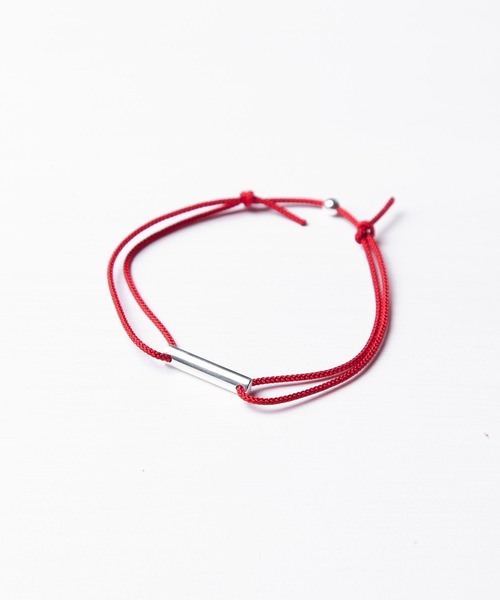 Genri（ゲンリ）の「Genri/SLVプレートブレスレット（ブレスレット・メンズ・ホワイト/ブラック/グレー/レッド/ピンク・FREE）」の5枚目の写真