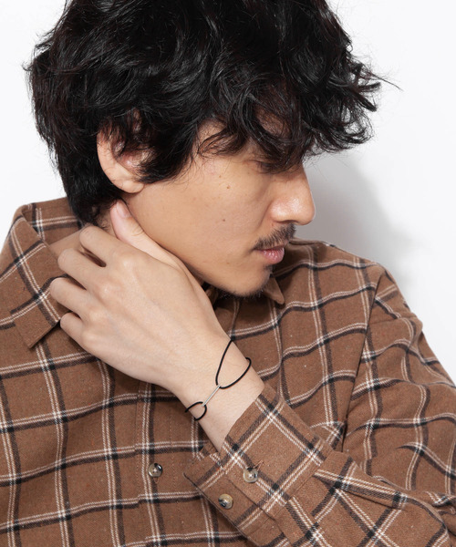 Genri（ゲンリ）の「Genri/SLVプレートブレスレット（ブレスレット・メンズ・ホワイト/ブラック/グレー/レッド/ピンク・FREE）」の12枚目の写真