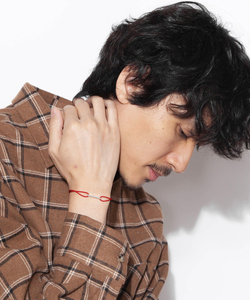 Genri（ゲンリ）の「Genri/SLVプレートブレスレット（ブレスレット・メンズ・ホワイト/ブラック/グレー/レッド/ピンク・FREE）」の15枚目の写真