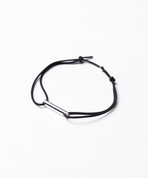 Genri（ゲンリ）の「Genri/SLVプレートブレスレット（ブレスレット・メンズ・ホワイト/ブラック/グレー/レッド/ピンク・FREE）」の6枚目の写真