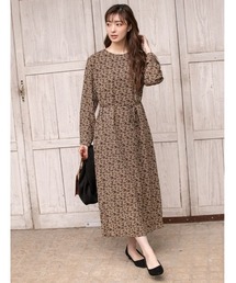 fifth | レトロフラワロングワンピース(ワンピース)