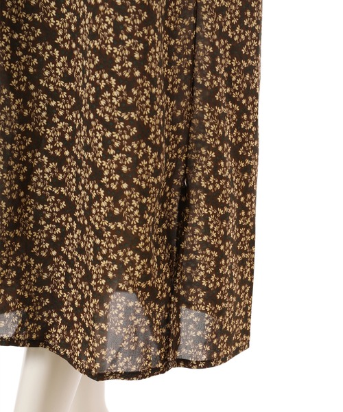 fifth（フィフス）の「レトロフラワロングワンピース（ワンピース・レディース・ブラウン・MEDIUM）」の5枚目の写真