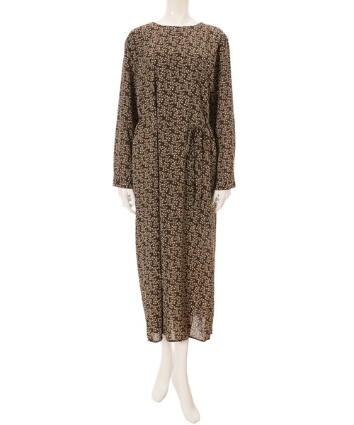 fifth（フィフス）の「レトロフラワロングワンピース（ワンピース・レディース・ブラウン・MEDIUM）」の10枚目の写真