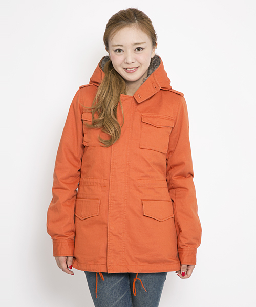 X-girl（エックスガール）の「FUR-LINING M-65 JACKET（ミリタリー 