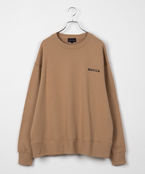BUCCA 44（ブッカフォーティーフォー）の「【BUCCA 44】シンプルロゴクルーネックスウェット（スウェット・メンズ・ベージュ/ブルー・MEDIUM/LARGE/X-LARGE/XX-LARGE/XXX-LARGE）」の12枚目の写真