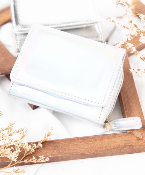 WEGO(ウィゴー)の「WEGO/9ポケット三つ折りウォレット(財布・レディース・ブルー/アイボリー/その他1/ブラウン/グリーン系その他/ピンク/シルバー/ブラック/ゴールド/レッド系その他/レッド/ダークベージュ/その他2・FREE)」の12枚目の写真