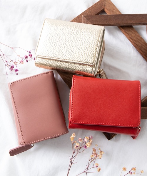 WEGO(ウィゴー)の「WEGO/9ポケット三つ折りウォレット(財布・レディース・ブルー/アイボリー/その他1/ブラウン/グリーン系その他/ピンク/シルバー/ブラック/ゴールド/レッド系その他/レッド/ダークベージュ/その他2・FREE)」の14枚目の写真