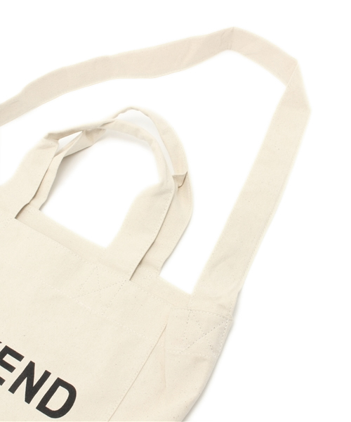 WEGO（ウィゴー）の「WEGO/キャンバス2WAYショルダーバッグ（トートバッグ・レディース・その他1/その他2・FREE）」の6枚目の写真