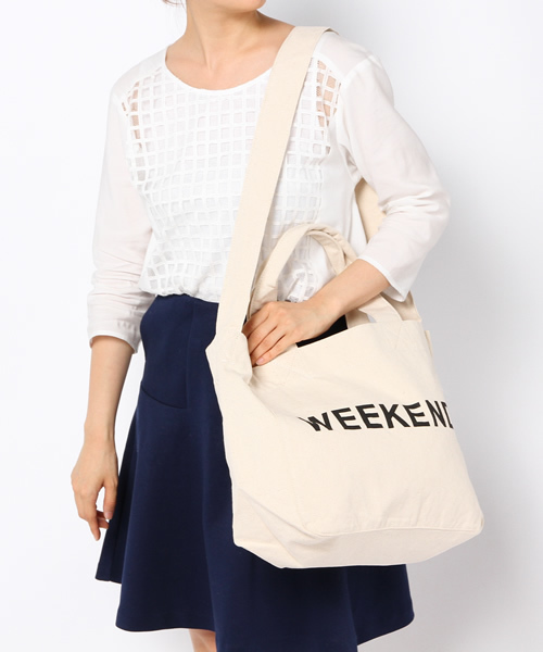 WEGO（ウィゴー）の「WEGO/キャンバス2WAYショルダーバッグ（トートバッグ・レディース・その他1/その他2・FREE）」の9枚目の写真