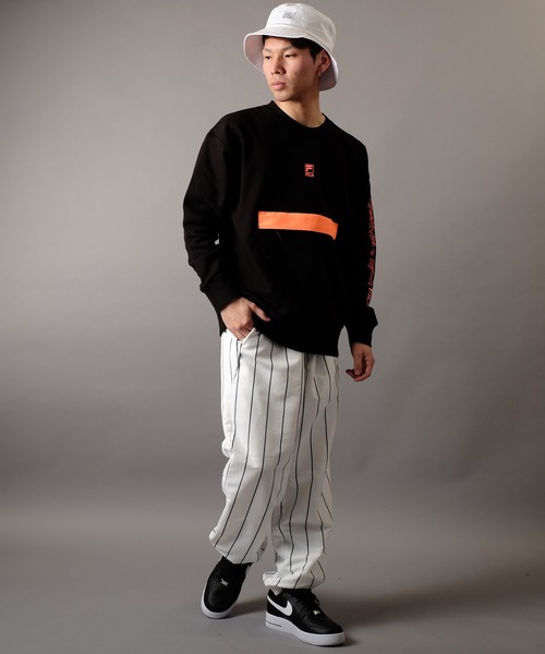 FILA HERITAGE(フィラヘリテージ)の「【FILA heritage】ロゴ刺繍 ビッグポケット バイカラー長袖スウェットトレーナー(スウェット・メンズ・ネイビー/ホワイト/ブラック・M/L/XL)」の12枚目の写真