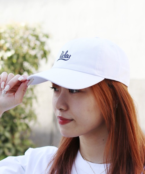 UCLA(ユーシーエルエー)の「【Begin 5月号掲載】BOOKSTORE / ブックストア 108 UCLA CAP ベースボールキャップ(キャップ・メンズ・ホワイト/ネイビー・FREE)」の13枚目の写真