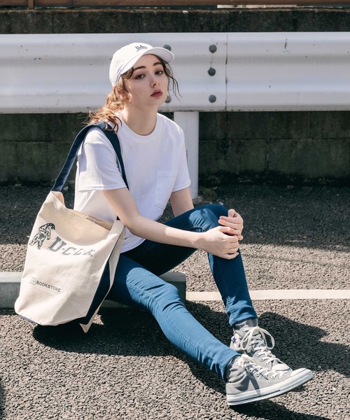 UCLA(ユーシーエルエー)の「【Begin 5月号掲載】BOOKSTORE / ブックストア 108 UCLA CAP ベースボールキャップ(キャップ・メンズ・ホワイト/ネイビー・FREE)」の17枚目の写真