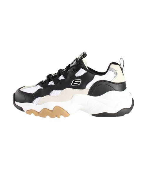SKECHERS(スケッチャーズ)の「SKECHERS/D'LITES 3 HIGE ALERT(スニーカー・レディース・ブラック/ベージュ・24.5/23.5)」の6枚目の写真