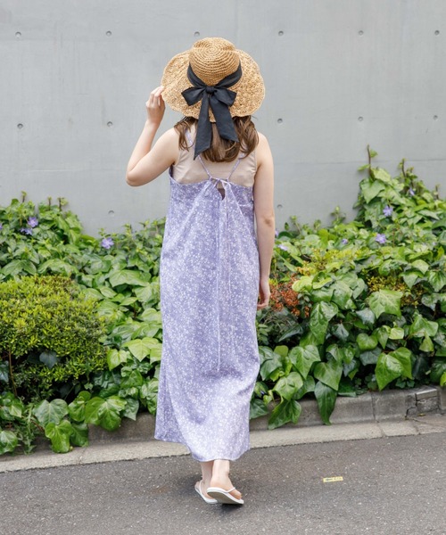 flower（フラワー）の「スウィングハングアウトワンピース（ワンピース・レディース・ベージュ/パープル・FREE）」の3枚目の写真