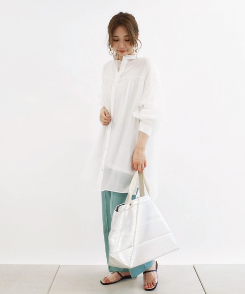 DouDou（ドゥドゥ）の「NEWセンプレストレートパンツ（その他パンツ・レディース・ベージュ/オレンジ/ブルー・38/36）」の14枚目の写真