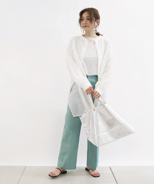 DouDou（ドゥドゥ）の「NEWセンプレストレートパンツ（その他パンツ・レディース・ベージュ/オレンジ/ブルー・38/36）」の16枚目の写真