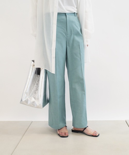 DouDou（ドゥドゥ）の「NEWセンプレストレートパンツ（その他パンツ・レディース・ベージュ/オレンジ/ブルー・38/36）」の21枚目の写真