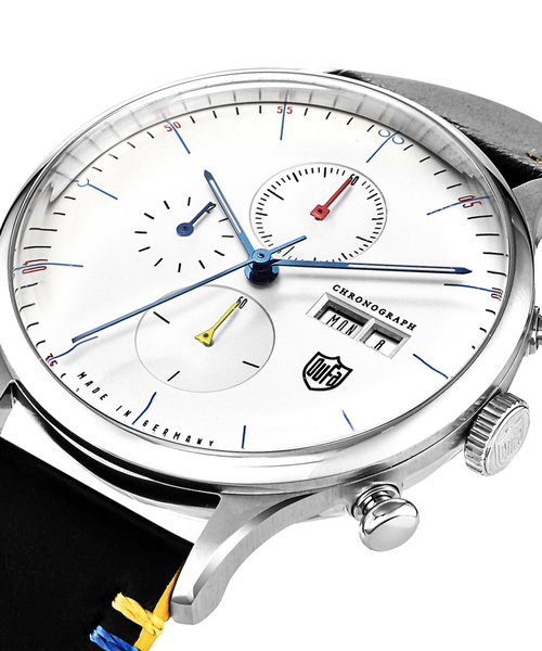け*ん様 DUFA BAUHAUS 100YEARS EDITION New]DUFA BAUHAUS German Watch 100YEARS EDITION GMT Silver