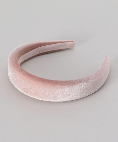 BEAUTY&YOUTH UNITED ARROWS（ビューティーアンドユースユナイテッドアローズ）の「＜MARZOLINE MILANO＞VELVET HEADBAND/カチューシャ.（カチューシャ・レディース・ライトブルー/ダークブラウン/ブラック/ピンク・FREE）」の4枚目の写真