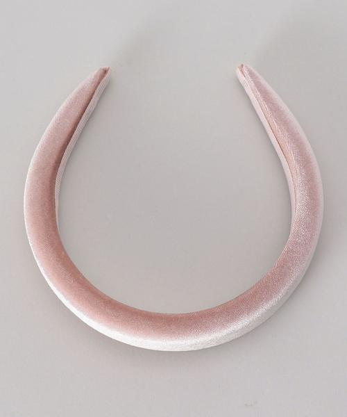 BEAUTY&YOUTH UNITED ARROWS（ビューティーアンドユースユナイテッドアローズ）の「＜MARZOLINE MILANO＞VELVET HEADBAND/カチューシャ.（カチューシャ・レディース・ライトブルー/ダークブラウン/ブラック/ピンク・FREE）」の6枚目の写真