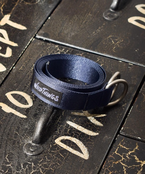 WILD THINGS（ワイルドシングス）の「【WILD THINGS】W-RING belt（ベルト・メンズ・ブラック/ネイビー/シルバー/ブラウン/ゴールド/ブロンズ・FREE）」の4枚目の写真