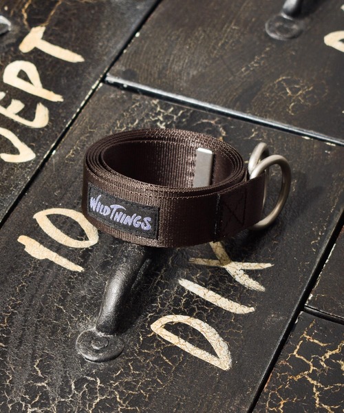 WILD THINGS（ワイルドシングス）の「【WILD THINGS】W-RING belt（ベルト・メンズ・ブラック/ネイビー/シルバー/ブラウン/ゴールド/ブロンズ・FREE）」の3枚目の写真