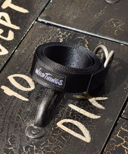 WILD THINGS（ワイルドシングス）の「【WILD THINGS】W-RING belt（ベルト・メンズ・ブラック/ネイビー/シルバー/ブラウン/ゴールド/ブロンズ・FREE）」の2枚目の写真