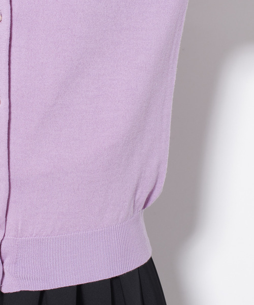 Tiara(ティアラ)の「パールネックアンサンブルニット(ニット/セーター・レディース・ブラック/グレー系その他/グレー/ラベンダー・FREE)」の21枚目の写真