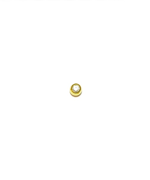 MORPH(モルフ)の「MORPH モルフ スワロフスキーボディピアスキャッチ 16ゲージ 4mm GOLD(ピアス(片耳用)・レディース・バイオレット/ブラック/エメラルド/ラベンダー/スカイブルー/レッド/クリア/ブルー/ライトグリーン/レインボー/ローズ/ライトピンク・4)」の11枚目の写真