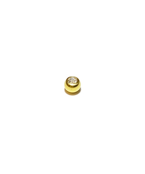 MORPH(モルフ)の「MORPH モルフ スワロフスキーボディピアスキャッチ 16ゲージ 4mm GOLD(ピアス(片耳用)・レディース・バイオレット/ブラック/エメラルド/ラベンダー/スカイブルー/レッド/クリア/ブルー/ライトグリーン/レインボー/ローズ/ライトピンク・4)」の13枚目の写真
