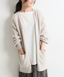 SLOBE IENA | アンゴラ混ミドルカーディガン【手洗い可能】◆(スウェット)