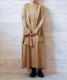 SUPERTHANKS（スーパーサンクス）の「【Ja】【SUPERTHANKS】STOLE PULLOVER ONE PIECE（ワンピース）」