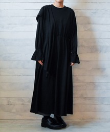 【Ja】【SUPERTHANKS】STOLE PULLOVER ONE PIECE