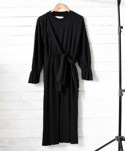 SUPERTHANKS（スーパーサンクス）の「【Ja】【SUPERTHANKS】STOLE PULLOVER ONE PIECE（ワンピース・レディース・ホワイト/ブラック/ベージュ・ONE SIZE）」の14枚目の写真