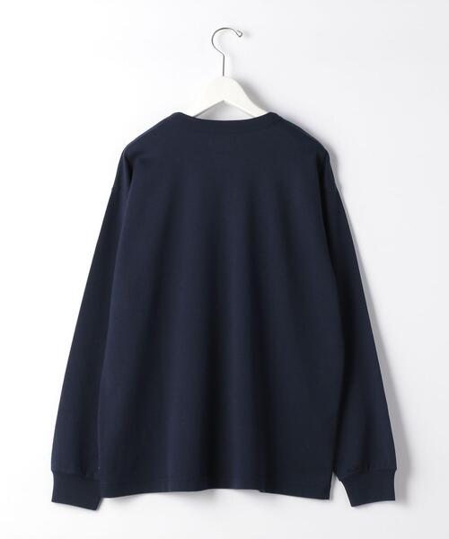 green label relaxing（グリーンレーベルリラクシング）の「home [ Livelihood ] Relaxing L/S Tee 長袖 Tシャツ ロンT ＃（Tシャツ/カットソー・メンズ・ホワイト/ベージュ/ライトブルー/ネイビー・XS/S/M/XL/L）」の8枚目の写真