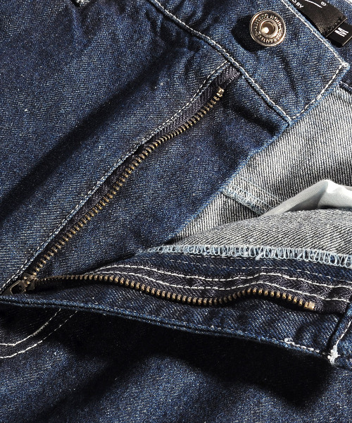 neos(ネオス)の「【neos -addictive design-】セミワイド ステッチ サルエル ペインターデニム(デニムパンツ・メンズ・ブラック/ネイビー/ブルー・MEDIUM/LARGE/X-LARGE)」の5枚目の写真