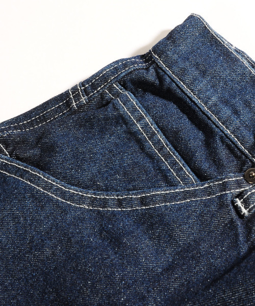 neos(ネオス)の「【neos -addictive design-】セミワイド ステッチ サルエル ペインターデニム(デニムパンツ・メンズ・ブラック/ネイビー/ブルー・MEDIUM/LARGE/X-LARGE)」の6枚目の写真