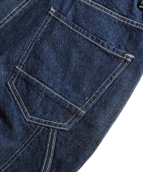 neos(ネオス)の「【neos -addictive design-】セミワイド ステッチ サルエル ペインターデニム(デニムパンツ・メンズ・ブラック/ネイビー/ブルー・MEDIUM/LARGE/X-LARGE)」の7枚目の写真