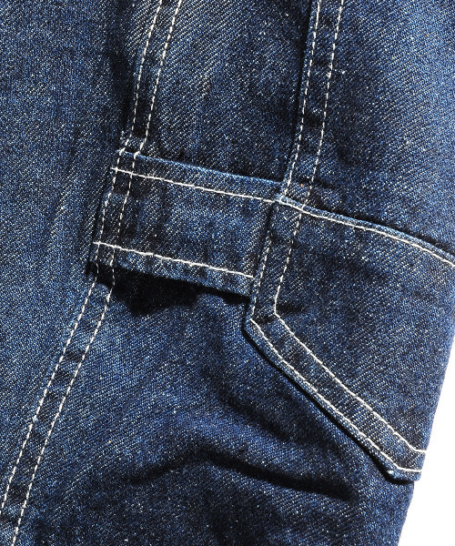 neos(ネオス)の「【neos -addictive design-】セミワイド ステッチ サルエル ペインターデニム(デニムパンツ・メンズ・ブラック/ネイビー/ブルー・MEDIUM/LARGE/X-LARGE)」の8枚目の写真